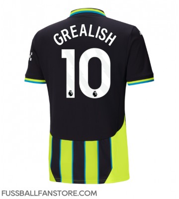 Manchester City Jack Grealish #10 Replik Auswärtstrikot 2024-25 Kurzarm